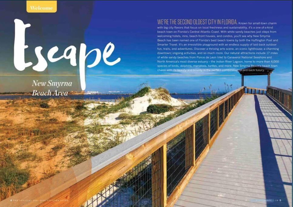 Zen Beach Retreat - Ocean View Townhouse -No Drive Beach نيو سميرنا بيتش المظهر الخارجي الصورة